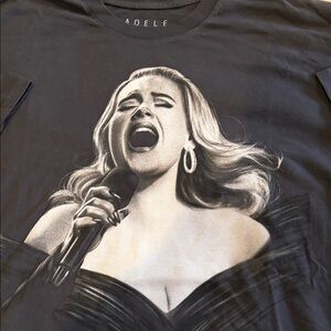 Adele Graphic Women's Black T-Shirt